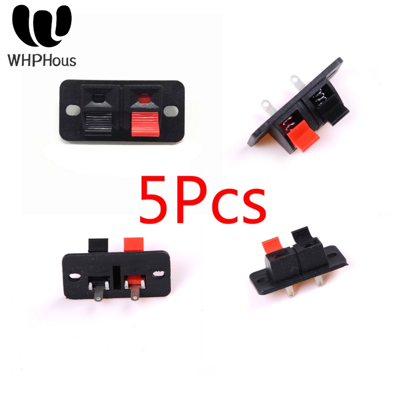 Push Fit Connector - 5Pcs 2 Posities Connector Terminal Push