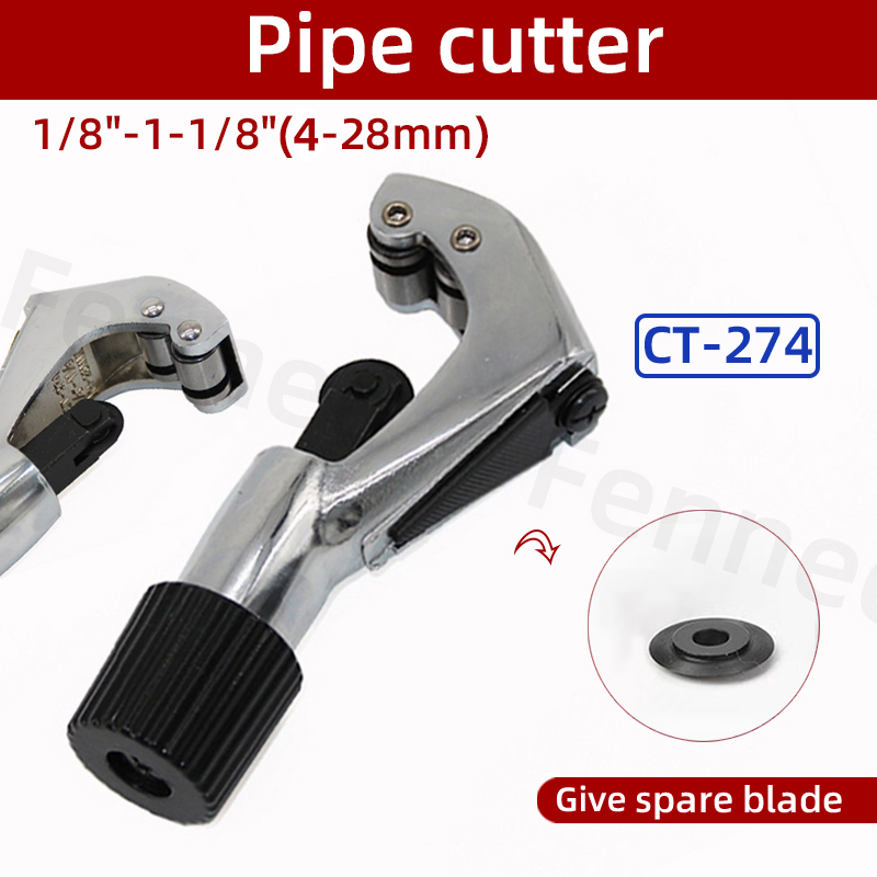 Pipe Cutter Ratchet - Pijpsnijder Rollager Pijpbuisschaarsnijder Voor 4-28Mm CT-274