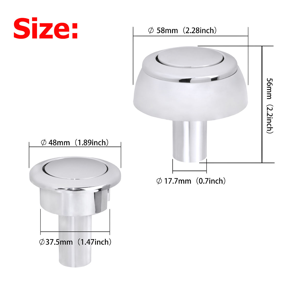 1 Stuks/2 Stuks 48mm Toilet En - Toilet Fill Valve recensie en prijs